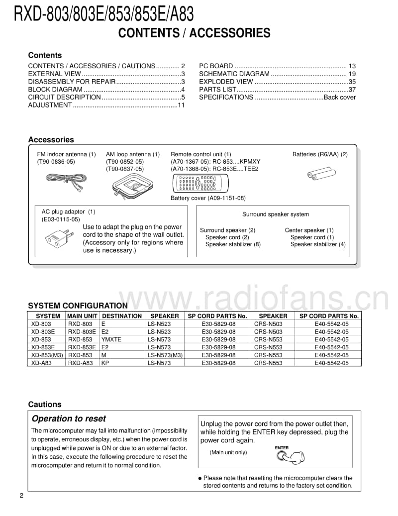 Kenwood-RXD-853-Service-Manual电路原理图.pdf_第2页