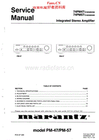 Marantz-PM-47-57-Service-Manual(1)电路原理图.pdf