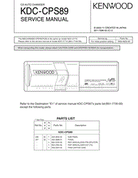 Kenwood-KDCCPS-89-Service-Manual电路原理图.pdf