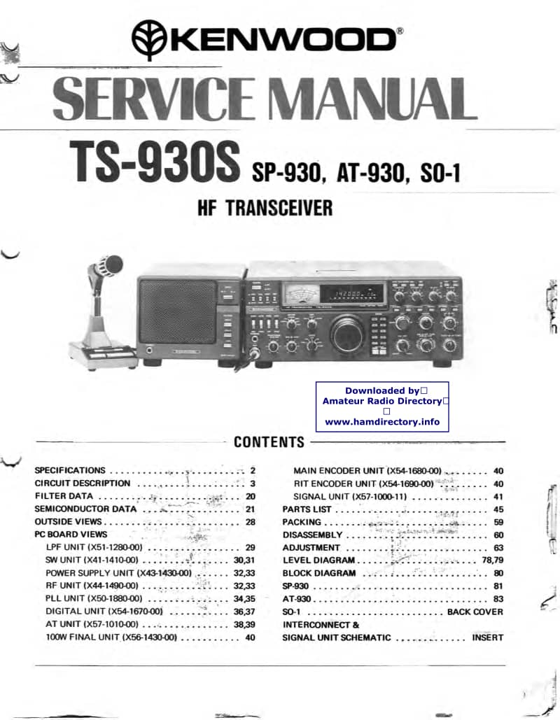 Kenwood-TS-930-S-Service-Manual电路原理图.pdf_第1页