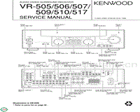 Kenwood-VR-509-Service-Manual电路原理图.pdf