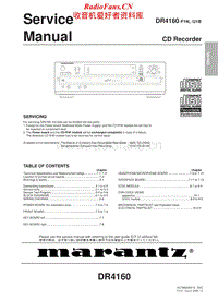 Marantz-DR-4160-Service-Manual电路原理图.pdf