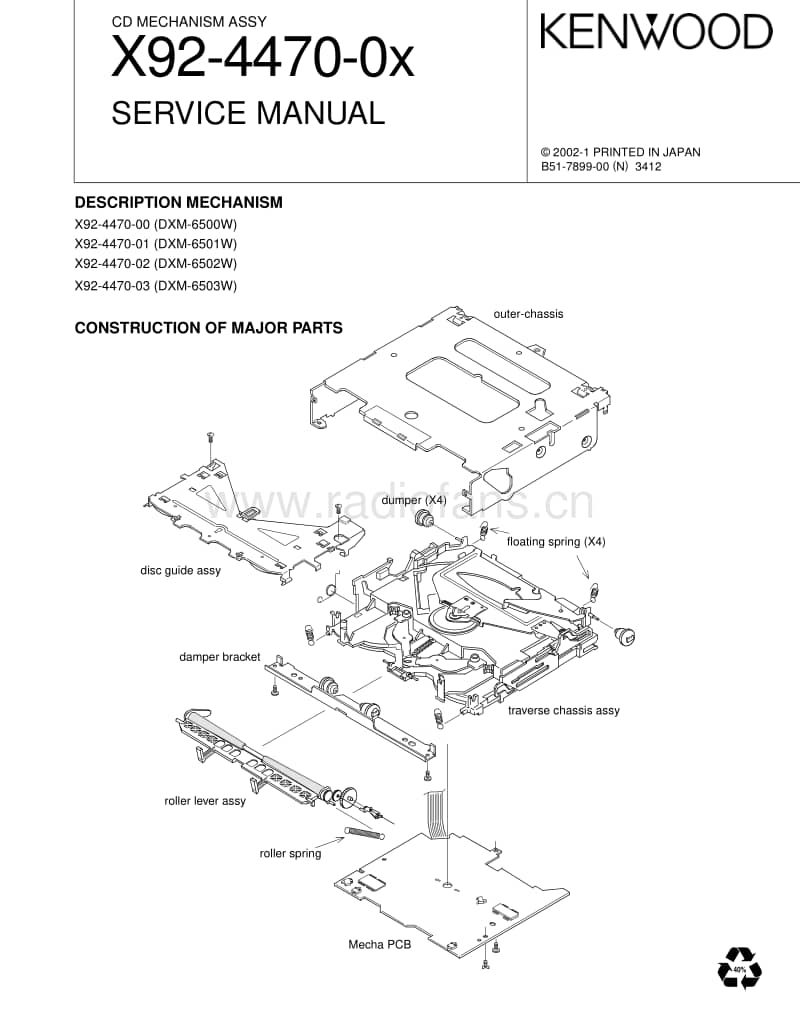 Kenwood-X-92-4470-00-Service-Manual电路原理图.pdf_第1页