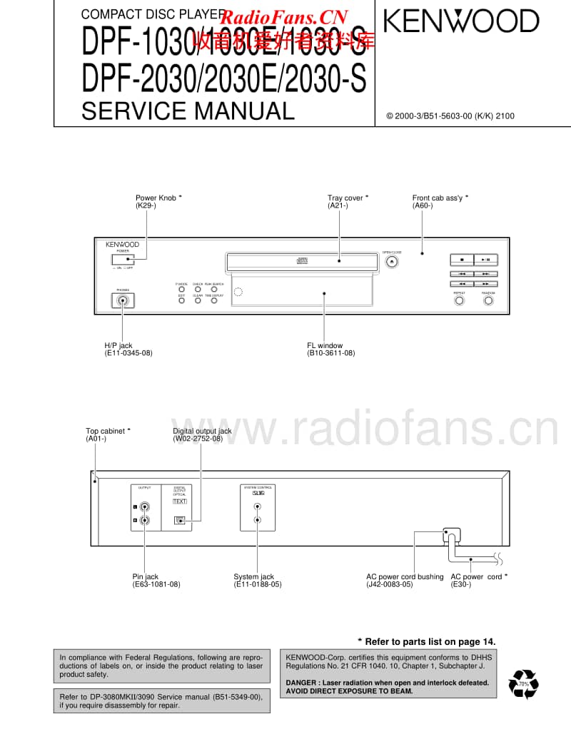 Kenwood-DPF-2030-Service-Manual(1)电路原理图.pdf_第1页