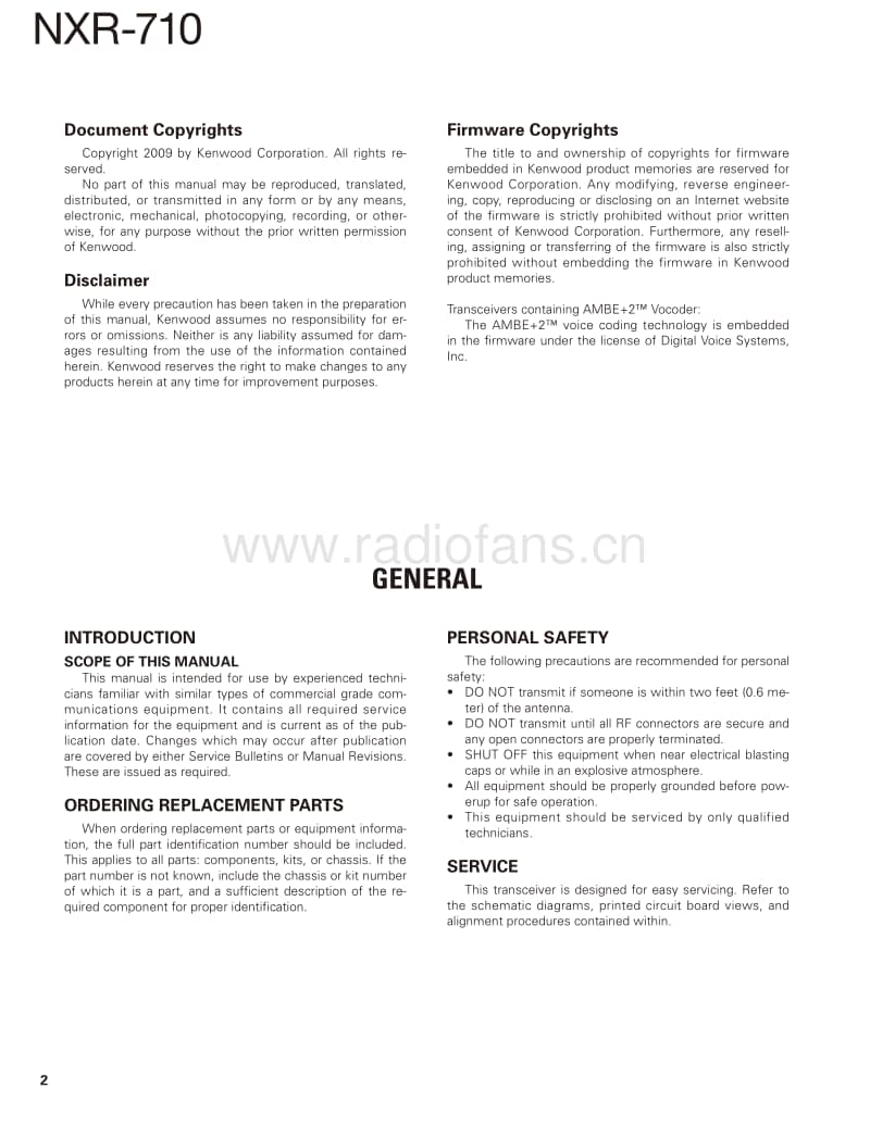 Kenwood-NXR-710-Service-Manual电路原理图.pdf_第2页