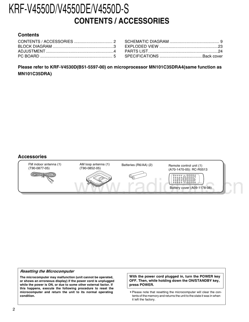 Kenwood-KRFV-4550-Service-Manual电路原理图.pdf_第2页