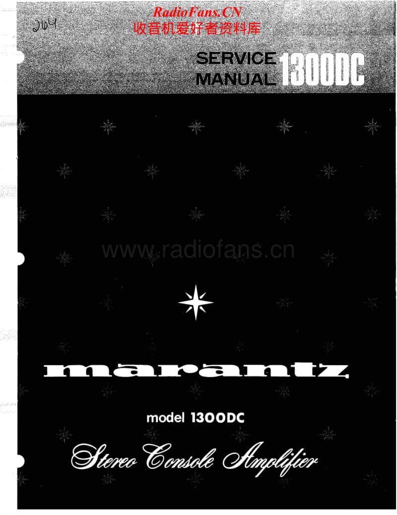 Marantz-1300-DC-Service-Manual电路原理图.pdf_第1页