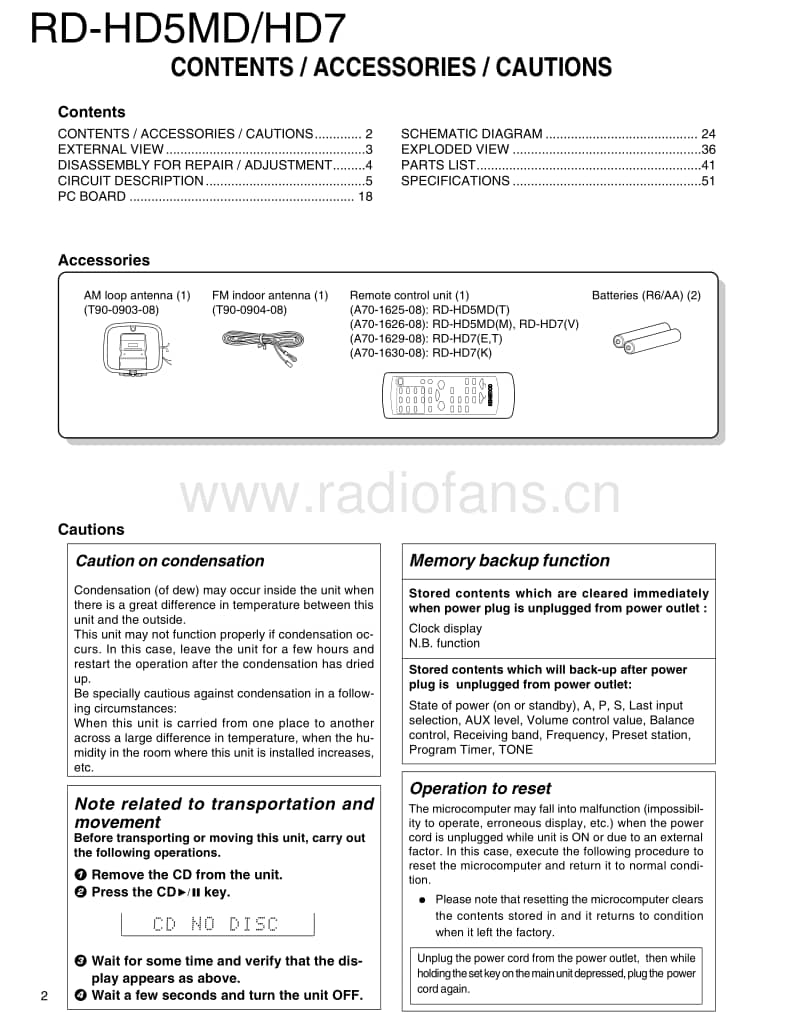 Kenwood-RDHD-7-Service-Manual电路原理图.pdf_第2页