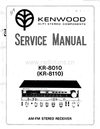 Kenwood-KR-8010-8110-Service-Manual电路原理图.pdf