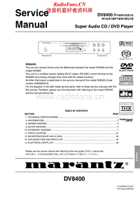 Marantz-DV-8400-Service-Manual电路原理图.pdf