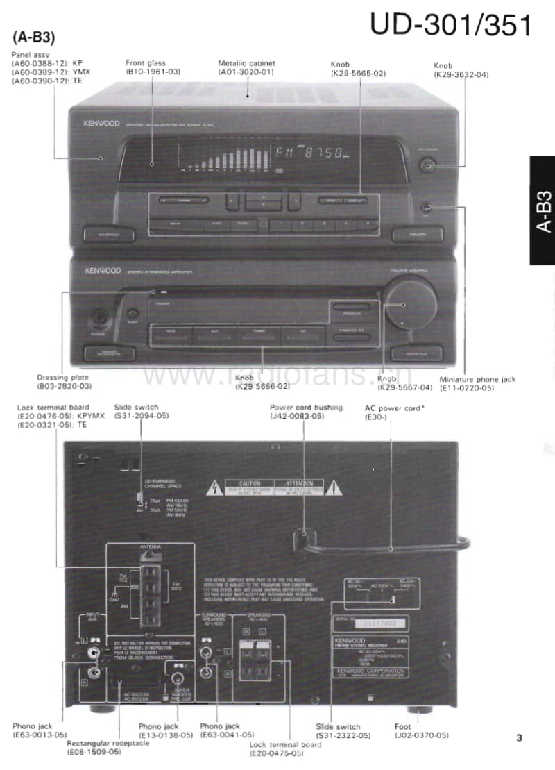 Kenwood-UD-301-Service-Manual电路原理图.pdf_第3页