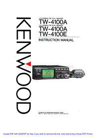 Kenwood-TW-4100-Owners-Manual电路原理图.pdf