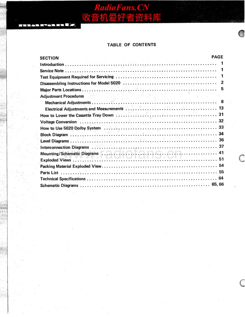 Marantz-5020-Service-Manual电路原理图.pdf_第2页