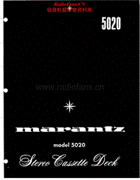 Marantz-5020-Service-Manual电路原理图.pdf