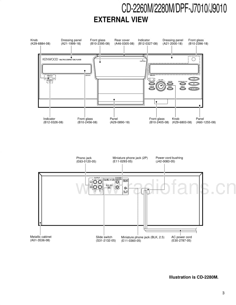 Kenwood-CD-2280-M-Service-Manual电路原理图.pdf_第3页