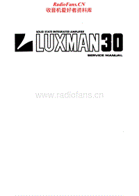 Luxman-L30-Service-Manual电路原理图.pdf