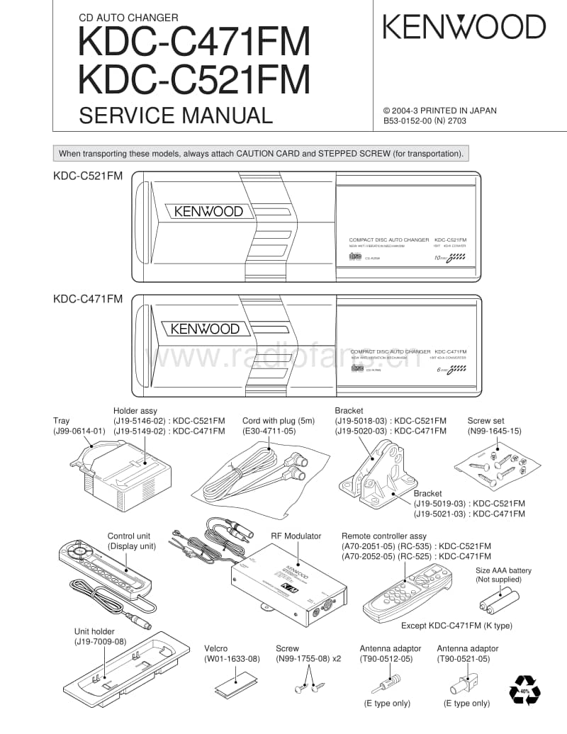 Kenwood-KDCC-521-FM-Service-Manual电路原理图.pdf_第1页