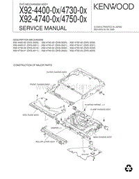Kenwood-X-92-4750-0 x-Service-Manual电路原理图.pdf