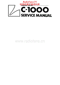 Luxman-C-1000-Service-Manual电路原理图.pdf