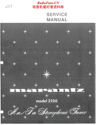 Marantz-2100-Service-Manual电路原理图.pdf