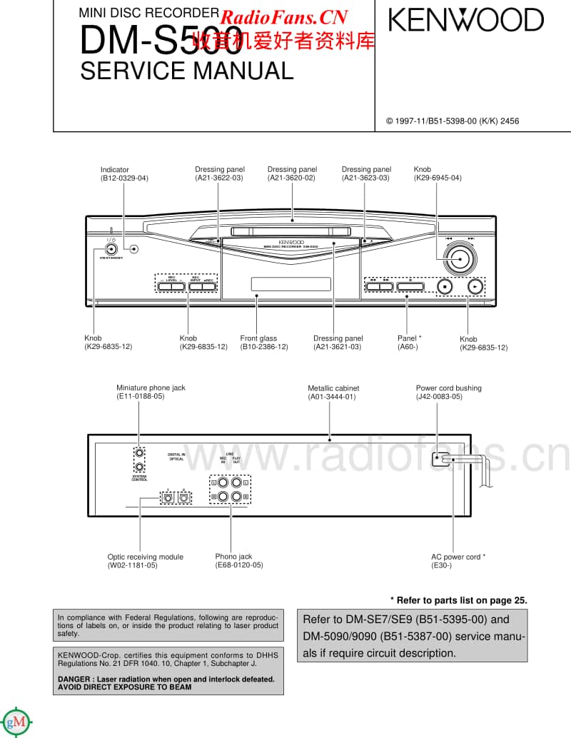Kenwood-DMS-500-Service-Manual电路原理图.pdf_第1页