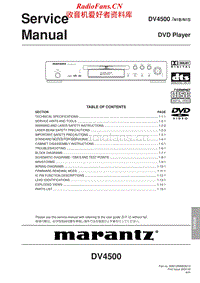Marantz-DV-4500-Service-Manual电路原理图.pdf