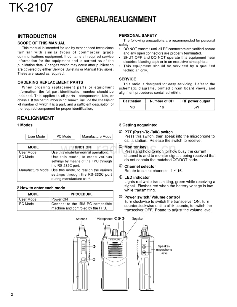 Kenwood-TK-2107-Service-Manual电路原理图.pdf_第2页