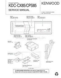 Kenwood-KDCCX-85-Service-Manual电路原理图.pdf