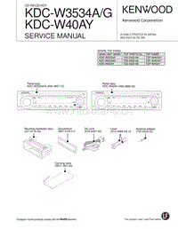 Kenwood-KDCW-3534-AG-Service-Manual电路原理图.pdf