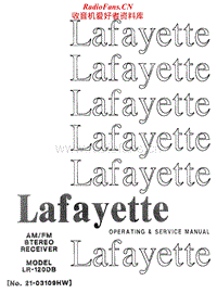 Lafayette-LR-120-DB-Service-Manual电路原理图.pdf