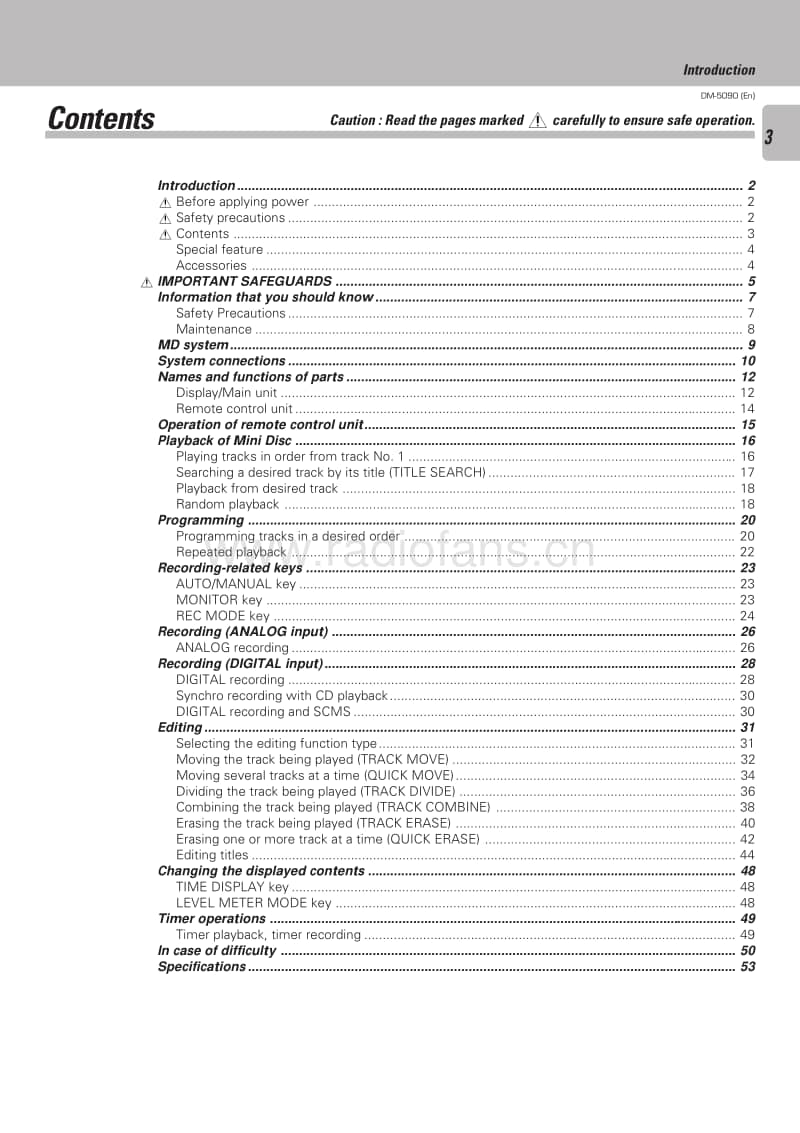 Kenwood-DM-5090-Owners-Manual电路原理图.pdf_第3页