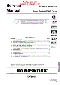 Marantz-DV-6001-Service-Manual电路原理图.pdf