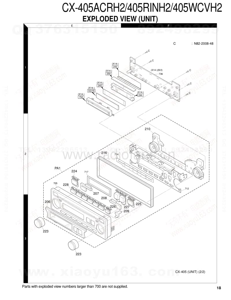 Kenwood-CX-405-WCVH-2-HU-Service-Manual电路原理图.pdf_第3页