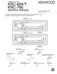 Kenwood-KRC-694-Service-Manual电路原理图.pdf