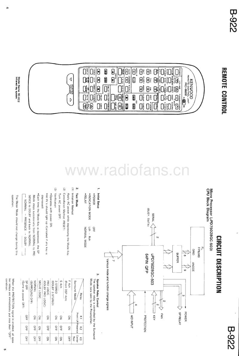 Kenwood-B-922-Service-Manual电路原理图.pdf_第3页