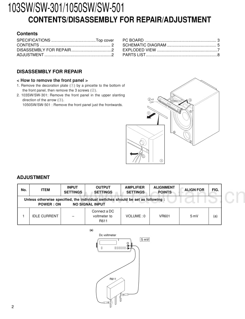 Kenwood-SW-301-Service-Manual电路原理图.pdf_第2页