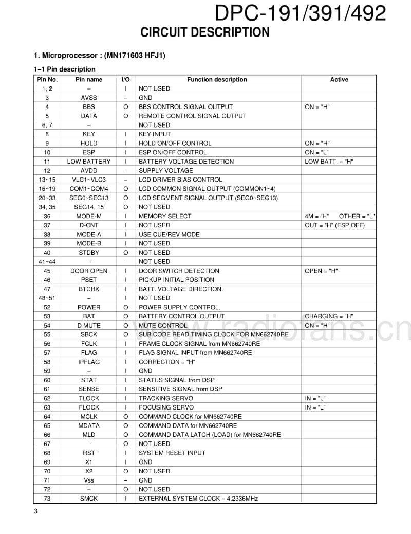 Kenwood-DPC-492-Service-Manual电路原理图.pdf_第3页