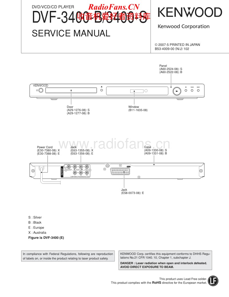 Kenwood-DVF-3400-Service-Manual电路原理图.pdf_第1页