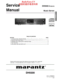 Marantz-DH-9300-Service-Manual电路原理图.pdf