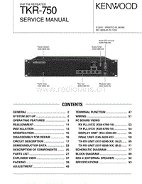 Kenwood-TKR-750-Service-Manual电路原理图.pdf