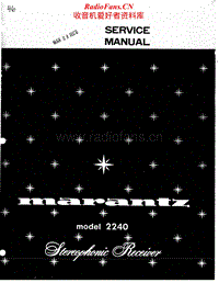 Marantz-2240-Service-Manual电路原理图.pdf
