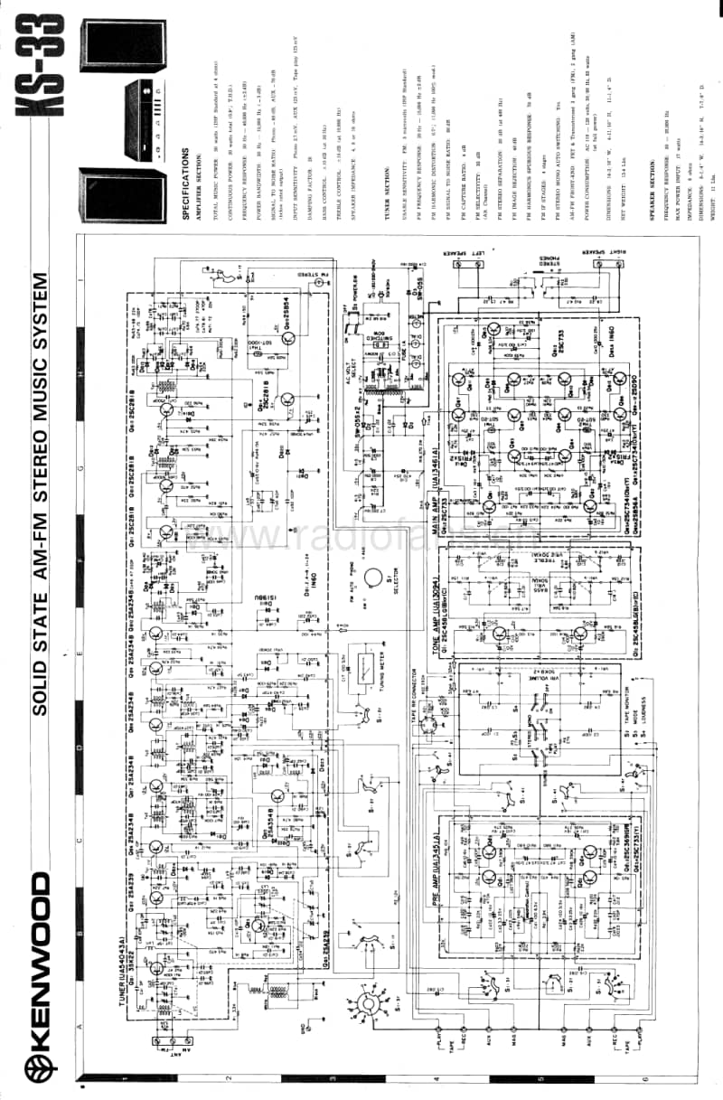 Kenwood-KS-33-Schematic电路原理图.pdf_第1页