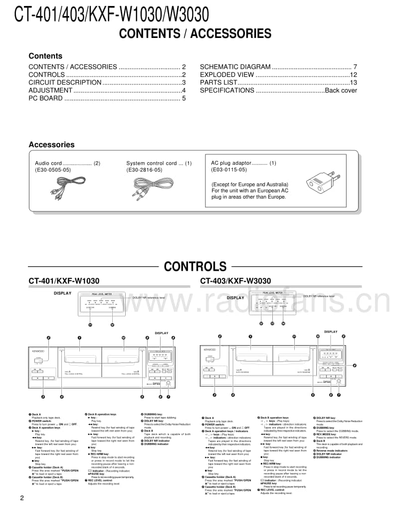 Kenwood-KXFW-3030-S-Service-Manual电路原理图.pdf_第2页
