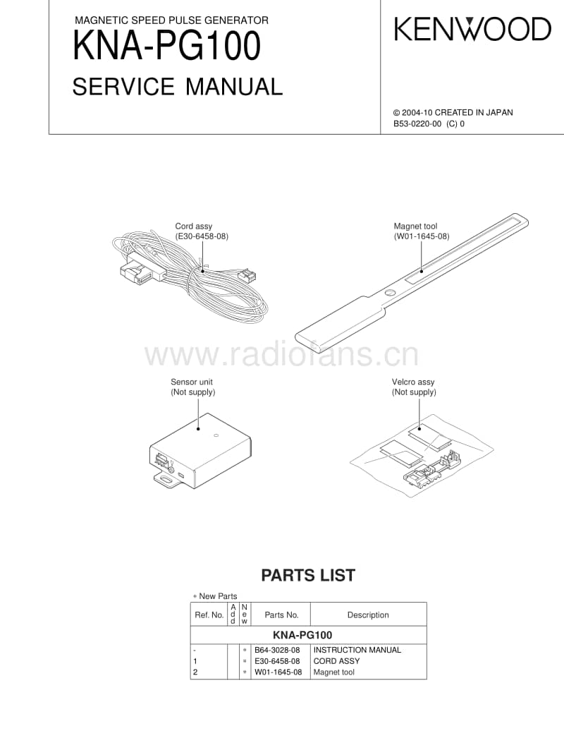 Kenwood-KNAPG-100-Service-Manual电路原理图.pdf_第1页