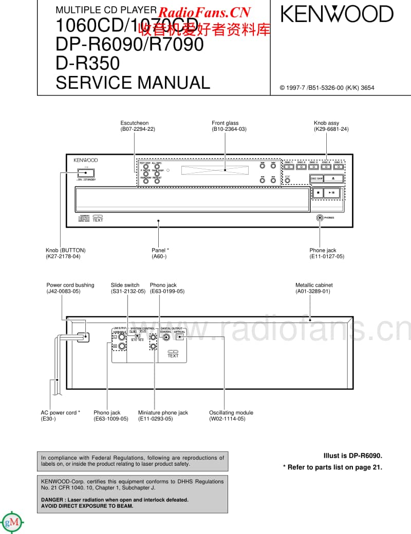 Kenwood-1060-CD-Service-Manual电路原理图.pdf_第1页