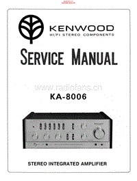 Kenwood-KA-8006-Service-Manual电路原理图.pdf