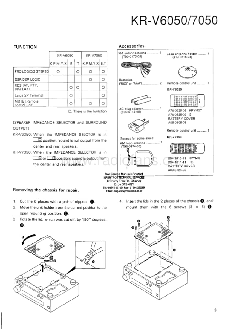 Kenwood-KRV-7050-Service-Manual电路原理图.pdf_第3页