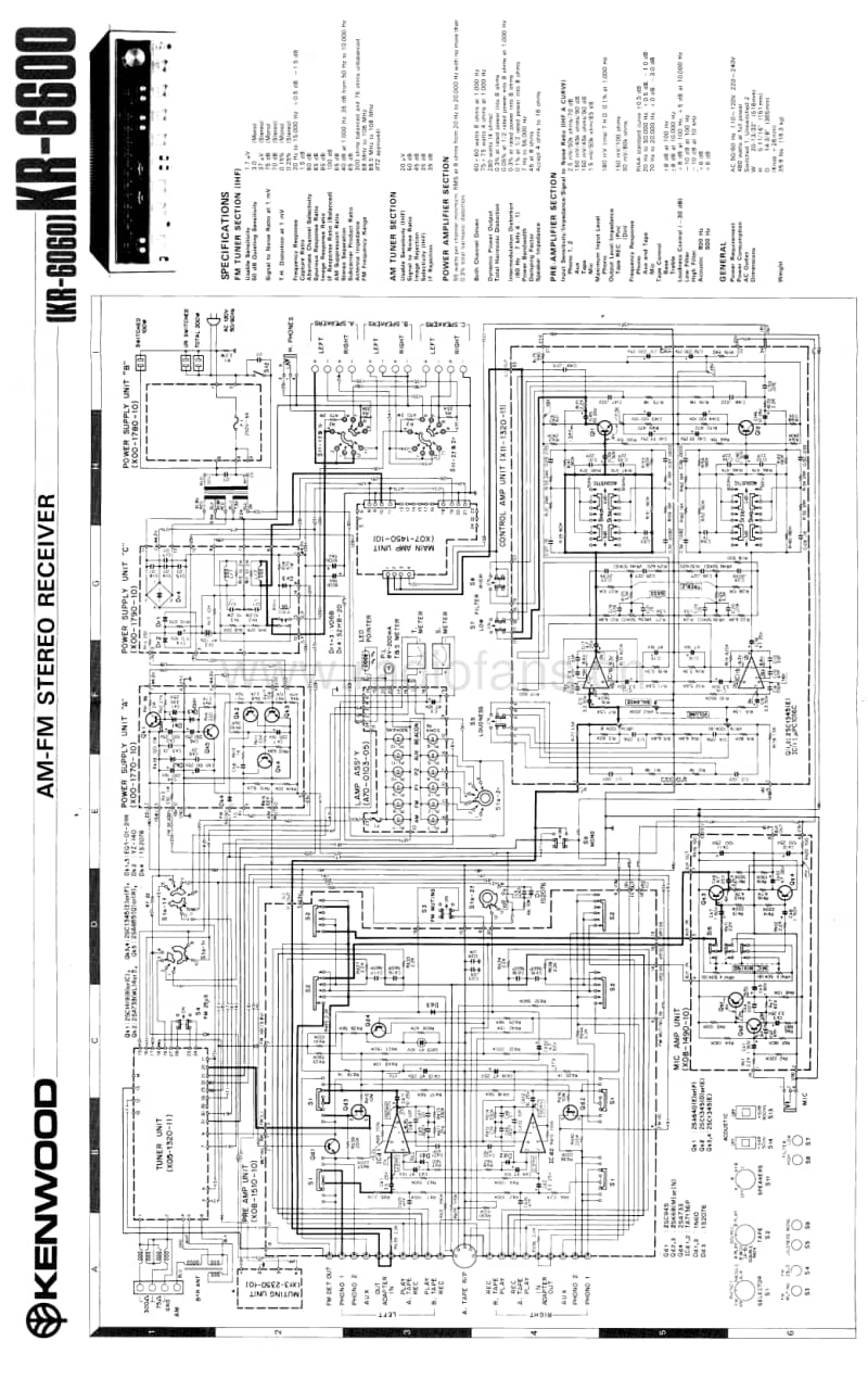 Kenwood-KR-6600-Schematic电路原理图.pdf_第1页