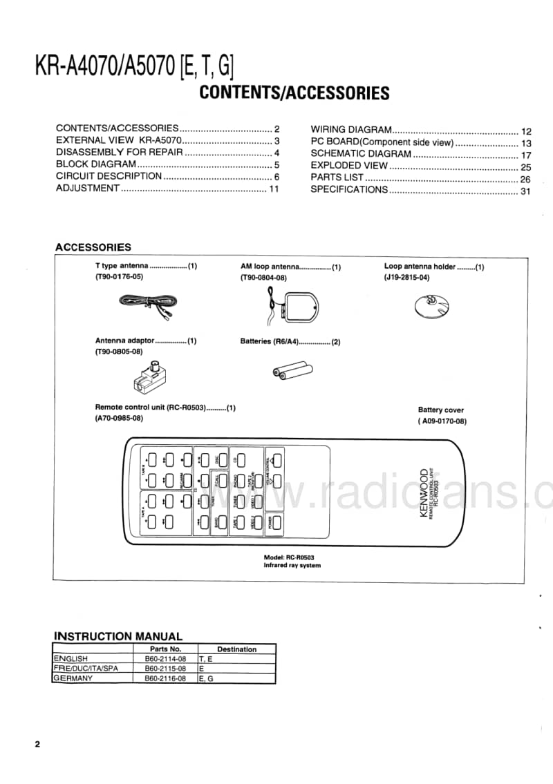 Kenwood-KRA-4070-Service-Manual电路原理图.pdf_第2页