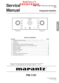 Marantz-PM-11S1-Service-Manual电路原理图.pdf